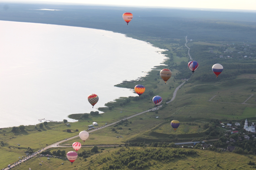 Полеты на воздушном шаре в Переславле-Залесском