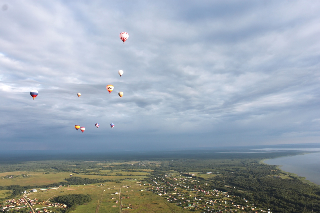 Полеты на воздушном шаре в Переславле-Залесском